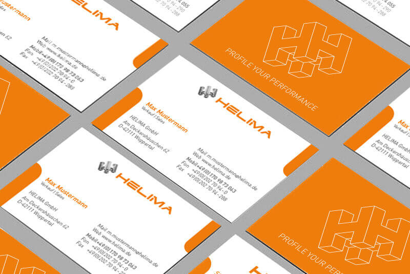 Helima Corporate Design Geschäftsausstattung Visitenkarten 1