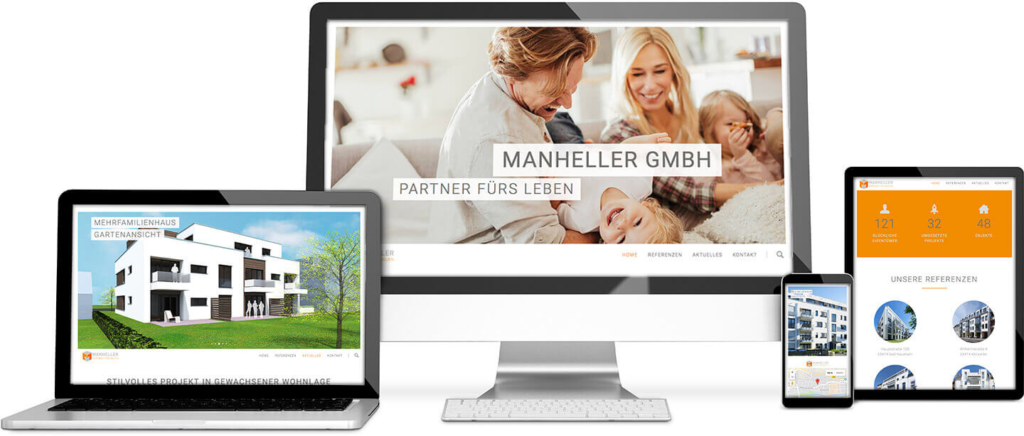 Neue Website für www.manheller.de in Contao Umgesetzt